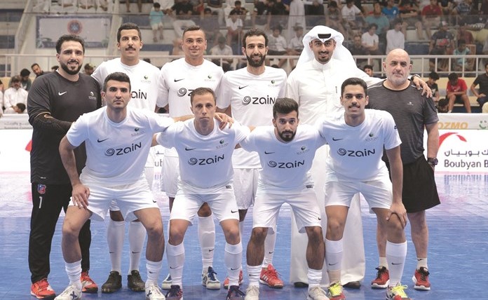 فريق KIB خلال مشاركته في دورة الروضان ﻿