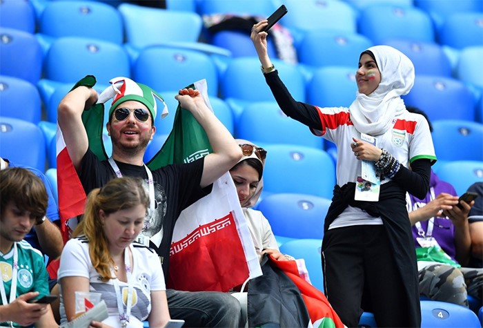 نهاية مباراة المغرب وإيران بفوز الأخير بهدف دون رد