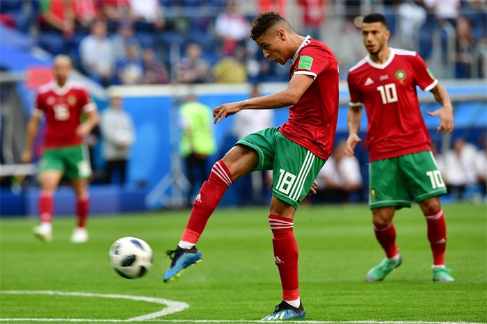 نهاية مباراة المغرب وإيران بفوز الأخير بهدف دون رد