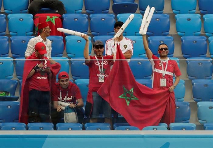 نهاية مباراة المغرب وإيران بفوز الأخير بهدف دون رد
