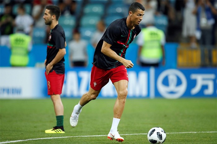 نهاية مباراة البرتغال واسبانيا بالتعادل 3 - 3