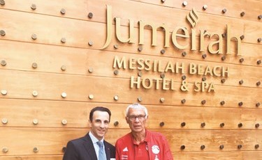 مدرب منتخب مصر هيكتور كوبر في جميرا﻿