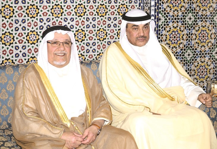 الشيخ صباح الخالد والشيخ علي الجراح ﻿