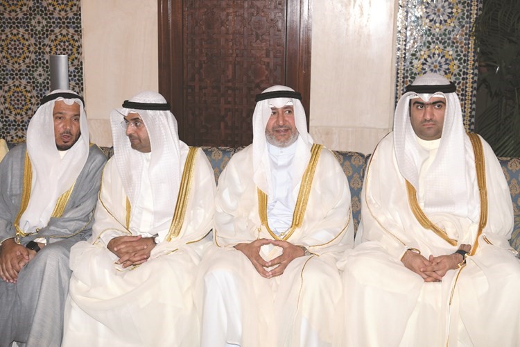 خالد الروضان والشيخ فهد الجابر ود.نايف الحجرف ود.عبدالله المعتوق﻿