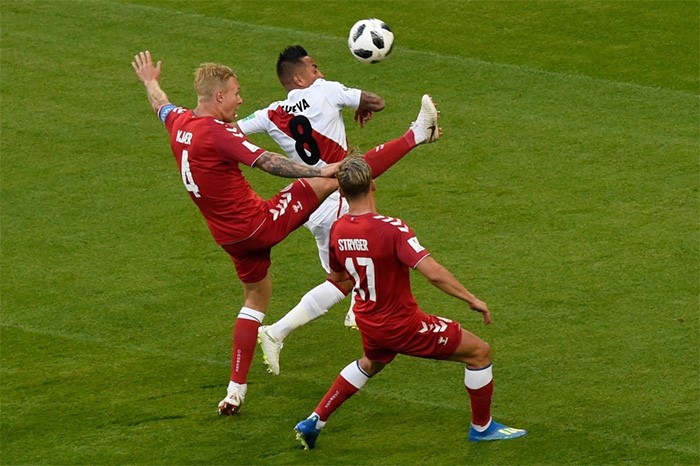 الدنمارك تتغلب على بيرو بهدف نظيف