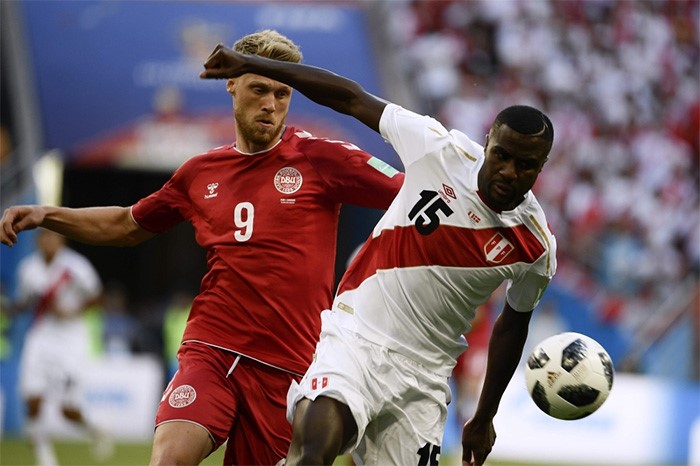 الدنمارك تتغلب على بيرو بهدف نظيف