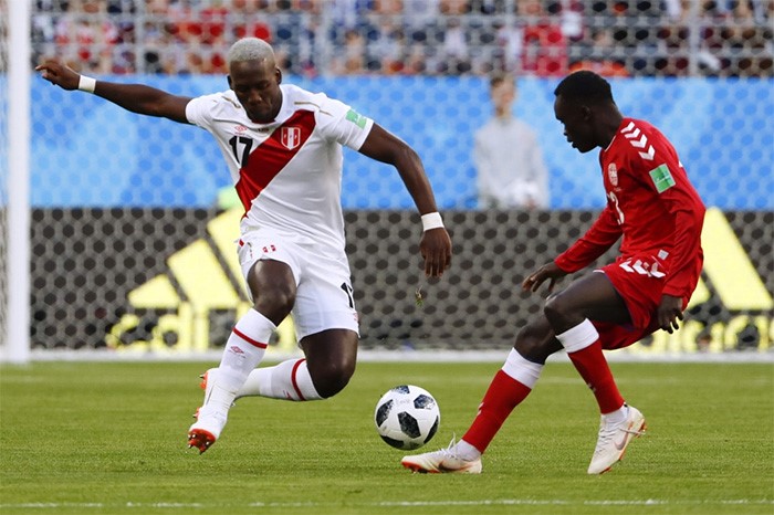 الدنمارك تتغلب على بيرو بهدف نظيف