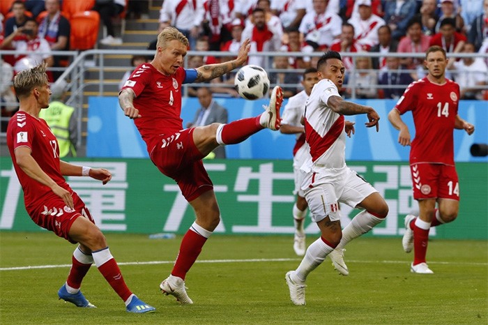 الدنمارك تتغلب على بيرو بهدف نظيف