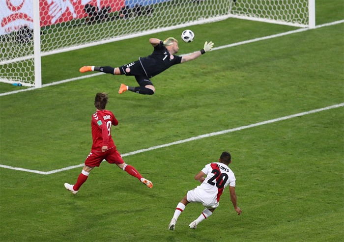 الدنمارك تتغلب على بيرو بهدف نظيف