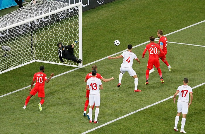 كاين يسجل الهدف الثاني في مرمى تونس في الوقت بدل الضائع من الشوط الثاني