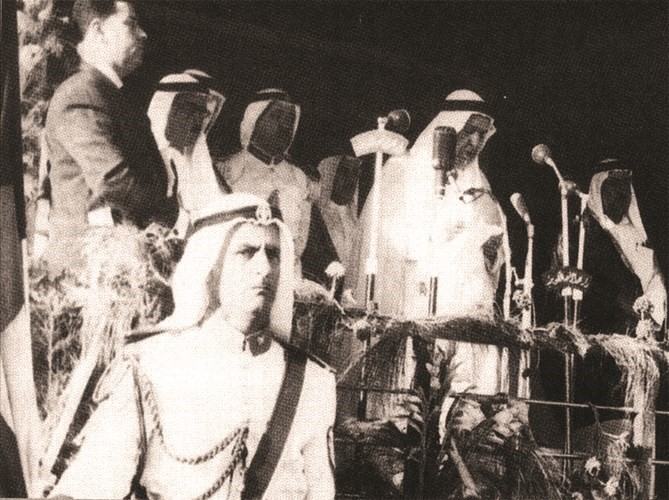 المغفور له الشيخ عبدالله السالم الصباح يلقي خطاب استقلال الكويت عام 1961 ﻿