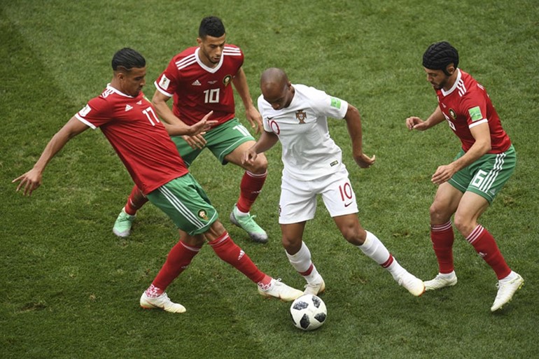 البرتغال تفوز بهدف نظيف على المغرب ورونالدو يتصدر هدافي المونديال