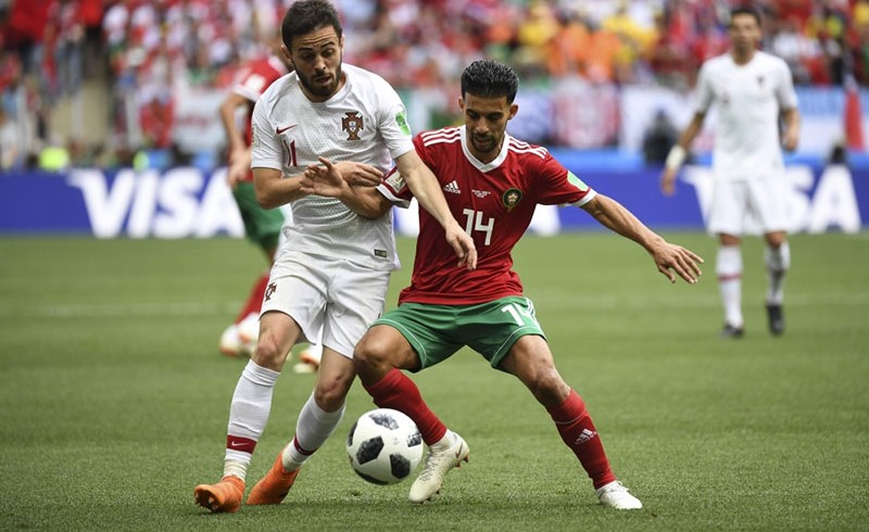 البرتغال تفوز بهدف نظيف على المغرب ورونالدو يتصدر هدافي المونديال