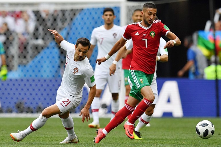 البرتغال تفوز بهدف نظيف على المغرب ورونالدو يتصدر هدافي المونديال