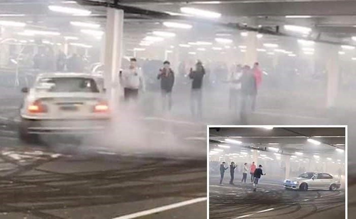 بالفيديو..  مفحط يستعرض مهاراته الـ جنونية في لندن