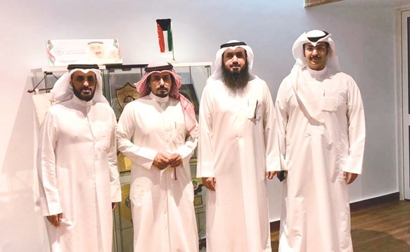  م.فيصل العتل مستقبلا عمار العجمي ونايف العجمي وهديان الشامري﻿