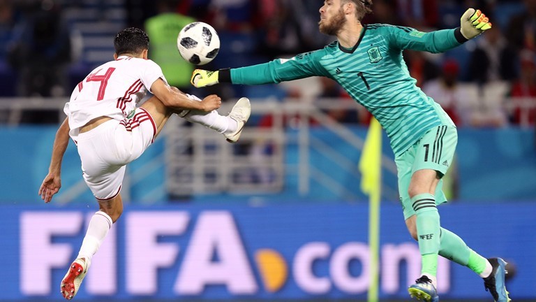 إسبانيا تتأهل لدور الـ 16 رغم تعادلها مع المنتخب المغربي