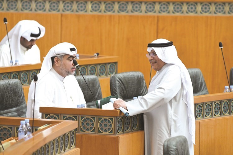 الشيخ خالد الجراح وخالد الشطي﻿