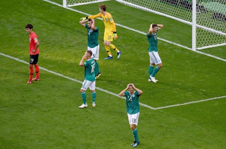 بطل العالم المانيا تودع المونديال من الدور الاول بالخسارة امام كوريا الجنوبية بهدفين نظيفين