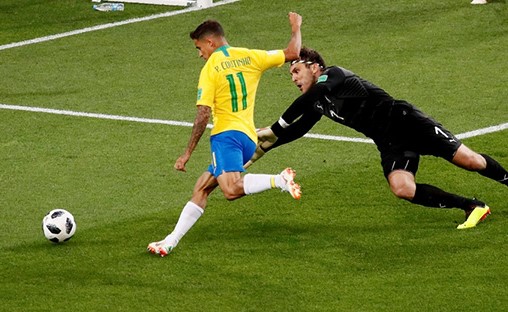 البرازيل تتقدم بهدفين على صربيا