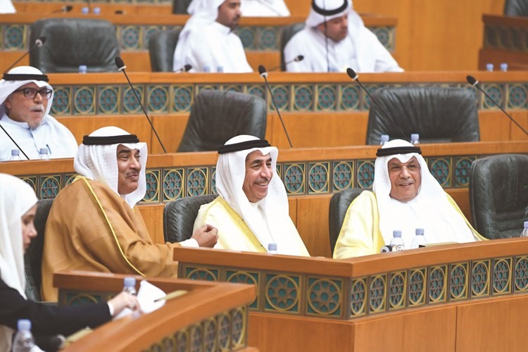 الشيخ صباح الخالد والشيخ خالد الجراح وم.عادل الخرافي﻿