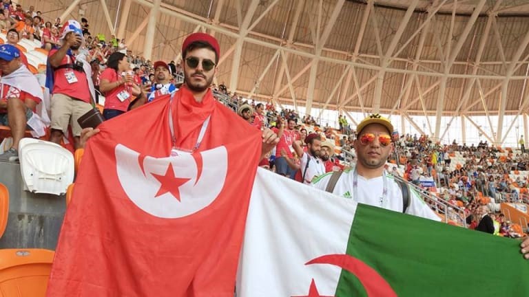 لاعب تونس وهبي خزري يسجل الهدف الثاني في مرمى بنما
