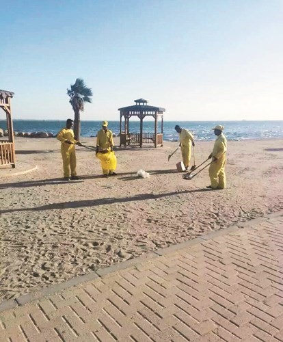 تنظيف الشواطئ 