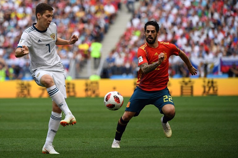 روسيا تقصي اسبانيا خارج سباق المونديال بركلات الترجيح 4 - 3