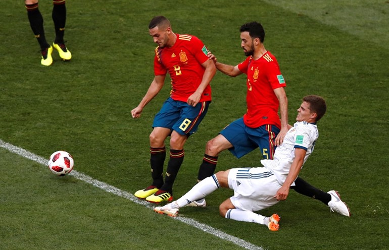 روسيا تقصي اسبانيا خارج سباق المونديال بركلات الترجيح 4 - 3