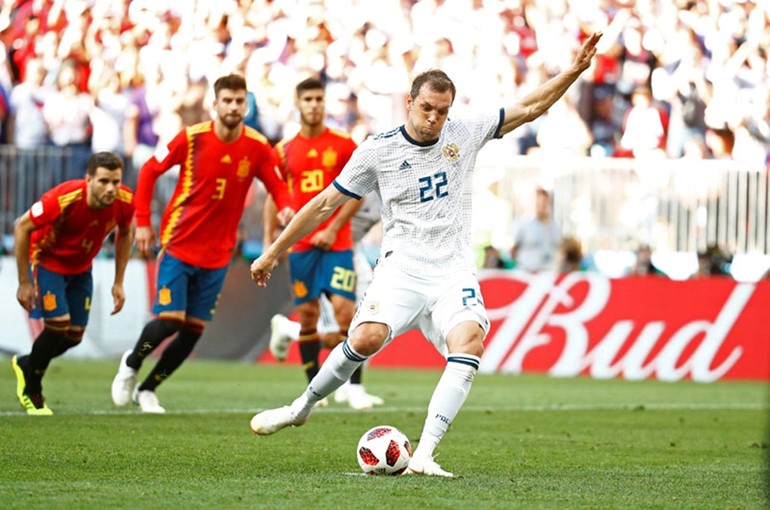 روسيا تقصي اسبانيا خارج سباق المونديال بركلات الترجيح 4 - 3