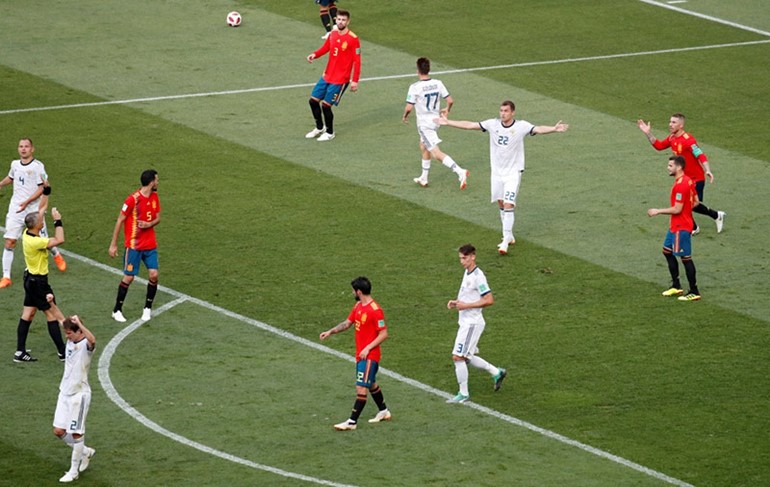 روسيا تقصي اسبانيا خارج سباق المونديال بركلات الترجيح 4 - 3