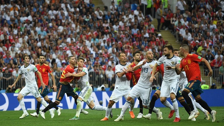 روسيا تقصي اسبانيا خارج سباق المونديال بركلات الترجيح 4 - 3
