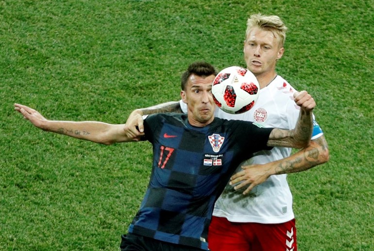كرواتيا تقهر صمود الدنمارك بالفوز عليها 3-2 بضربات الترجيح بعد انتهاء الوقتين الاصلي والاضافي بالتعادل