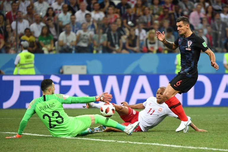 كرواتيا تقهر صمود الدنمارك بالفوز عليها 3-2 بضربات الترجيح بعد انتهاء الوقتين الاصلي والاضافي بالتعادل