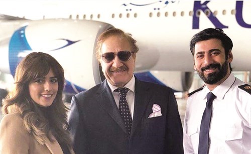 محمد المنصور وهيا عبدالسلام ومحمد العلوي في مسلسل روز باريس﻿