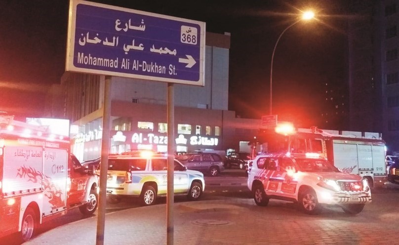 آليات الإطفاء هرعت إلى موقع حريق حولي﻿