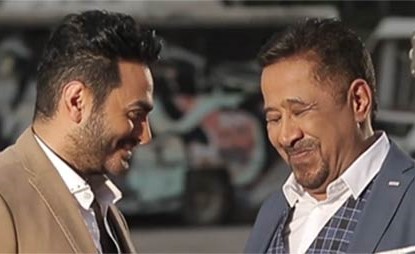 تامر حسني ينشر أول فيديو من كواليس التصوير مع الشاب خالد حيث أتقن اللهجة الجزائرية بقوة!