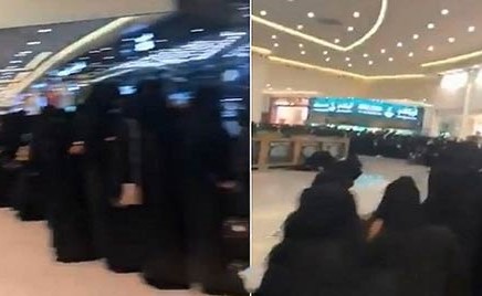 بالفيديو.. طابور من النساء لحجز تذاكر حفل كاظم الساهر وماجد المهندس بالسعودية