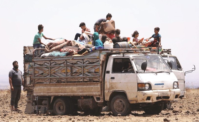 سكان درعا تركوا منازلهم﻿