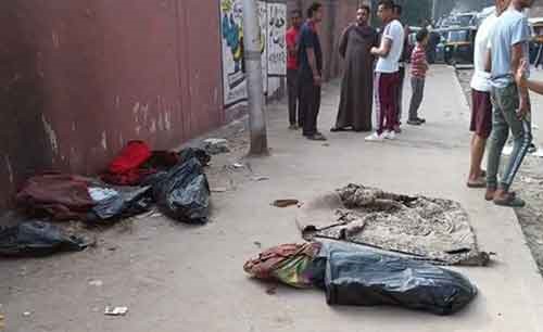 مذبوحين وأجسادهم ممزقة .. شاهد بالصور.. تفاصيل العثور على جثث 3 أطفال مصريين داخل أكياس قمامة بجوار فندق