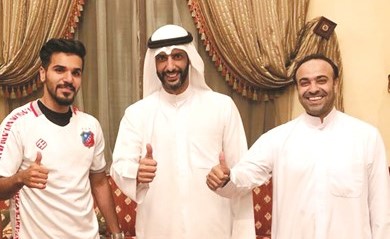 خالد الغانم وعادل عقلة وفيصل زايد﻿