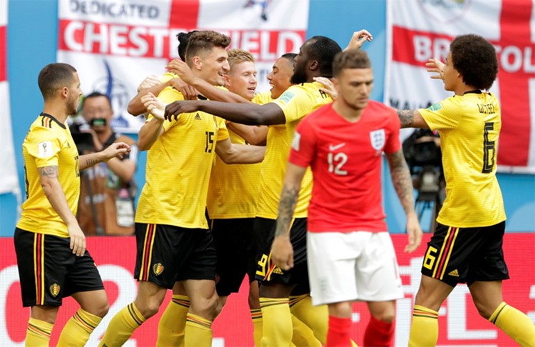بلجيكا تتغلب على إنجلترا بهدفين نظيفين.. وتحصل على المركز الثالث في "روسيا 2018" لأول مرة في تاريخها