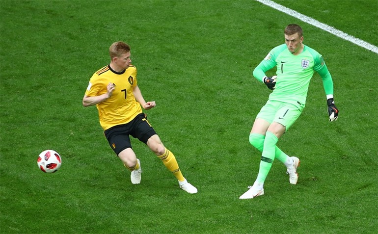 بلجيكا تتغلب على إنجلترا بهدفين نظيفين.. وتحصل على المركز الثالث في "روسيا 2018" لأول مرة في تاريخها
