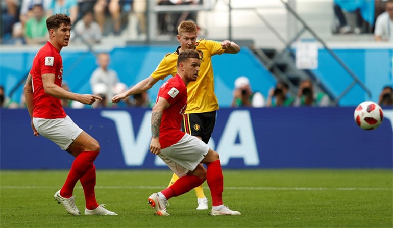 بلجيكا تتغلب على إنجلترا بهدفين نظيفين.. وتحصل على المركز الثالث في "روسيا 2018" لأول مرة في تاريخها