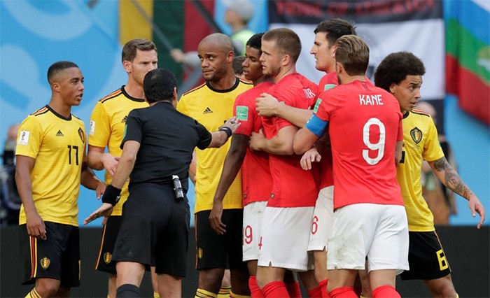 بلجيكا تتغلب على إنجلترا بهدفين نظيفين.. وتحصل على المركز الثالث في "روسيا 2018" لأول مرة في تاريخها
