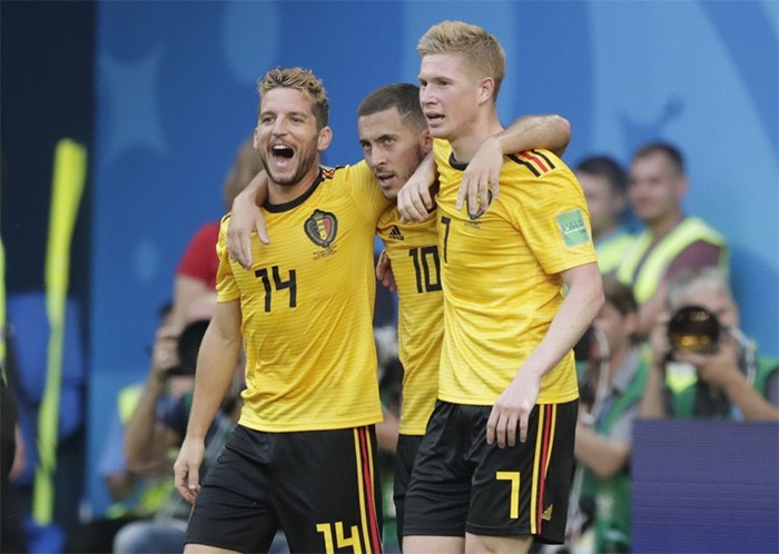 بلجيكا تتغلب على إنجلترا بهدفين نظيفين.. وتحصل على المركز الثالث في "روسيا 2018" لأول مرة في تاريخها