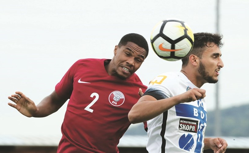 منتخب قطر يستعد لكأس آسيا﻿