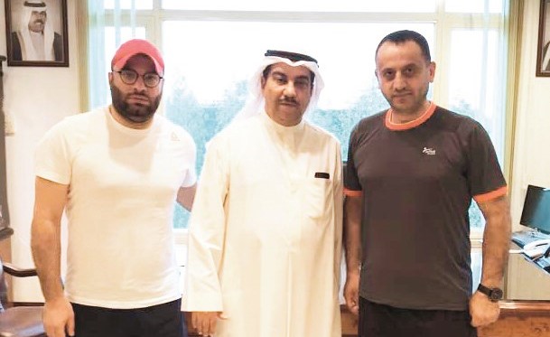 جمال الكاظمي مجتمعا مع حسام السيد ومحمد عقيل ﻿