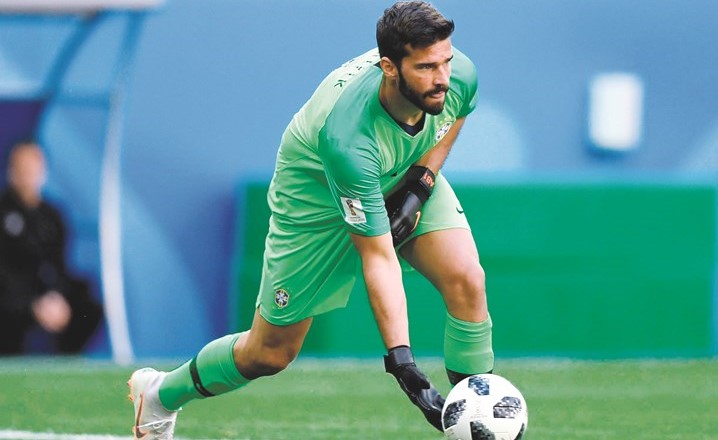 حارس مرمى منتخب البرازيل اليسون﻿