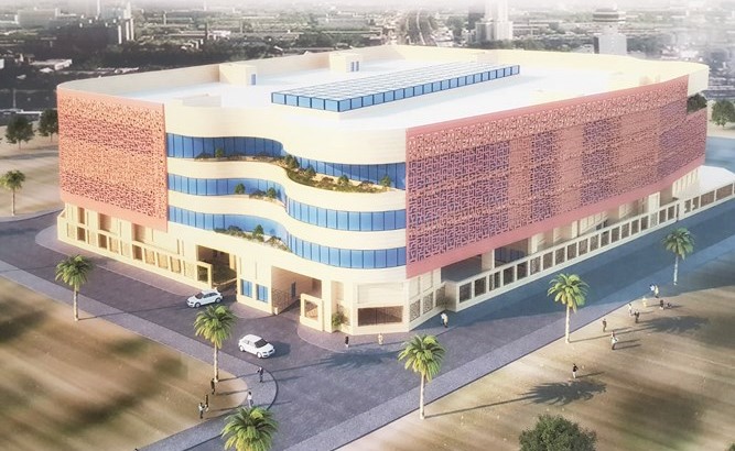 ماكيت المشروع المنتظر اكتمال إنجازه في فبراير 2020﻿